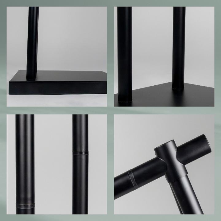 Actual product image Kela Towel rail Towel rack DEVIN black 79 cm high