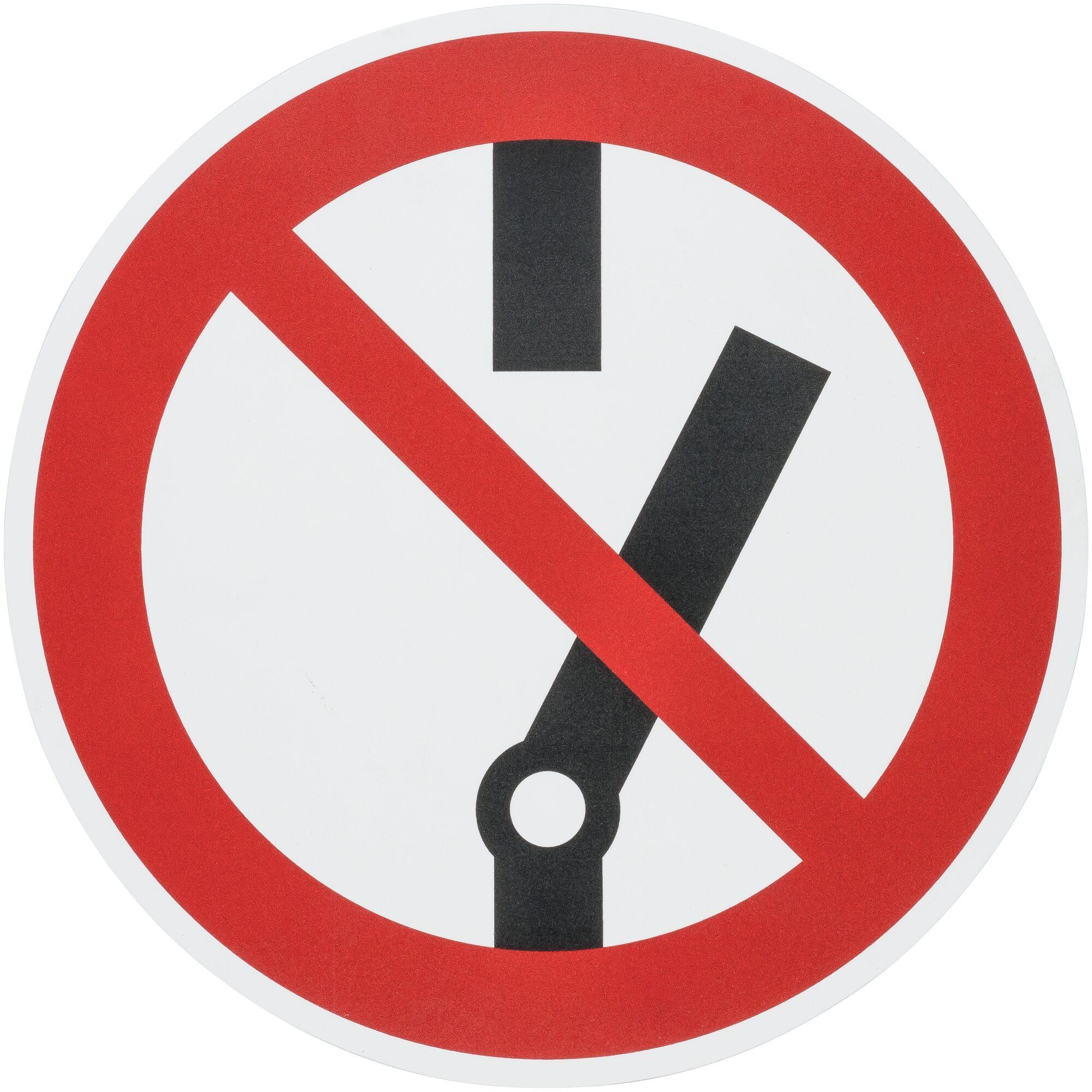 HAZET, Sicherheitskennzeichnung, Warnschild „Hybrid-Schalter“ 200-2