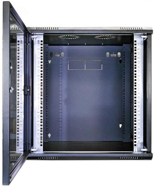 Image du produit Wirewin Armoire murale 600X450X12U Pro 2nd Gen 19 / 12UH / Noir (12 HE, Rack 19 pouces)