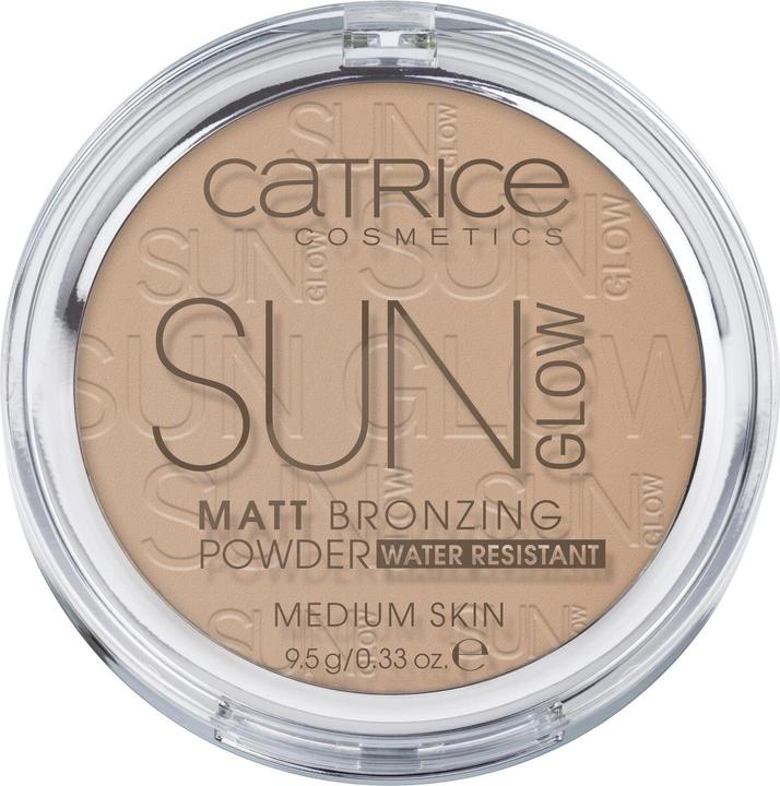 Catrice Sun Glow Matt Bronzing Powder (030 Medium Bronze, Bronzer, 9.50 g)