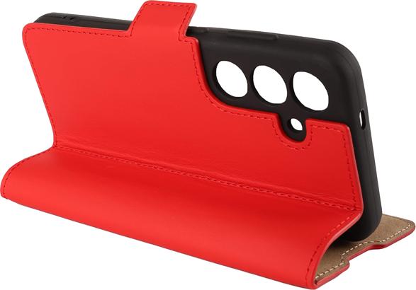 Image du produit Mike Galeli Book-Cover Echtleder Fabio cherry tomato (Samsung Galaxy S25)