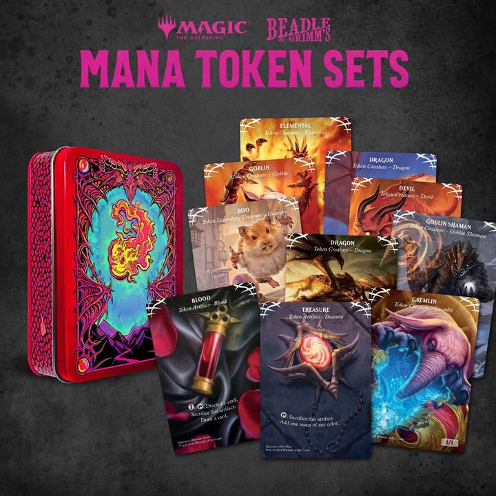Actual product image Beadle & Grimm´s Magic the Gathering Dice and Token Pack Red Mana