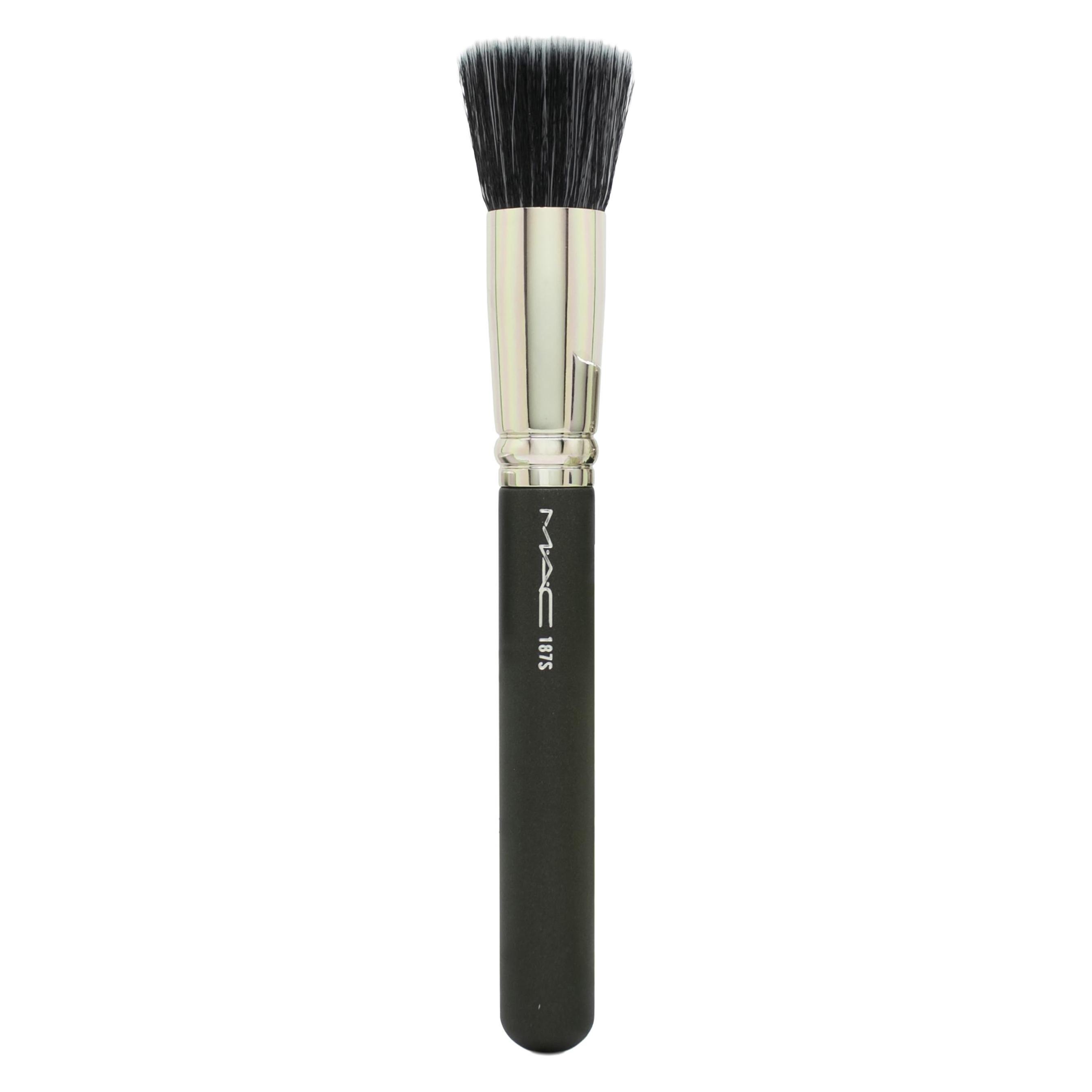 MAC Cosmetics, Pinceau de maquillage, 187S Brosse à visage Duo Fibre (Fond de teint)