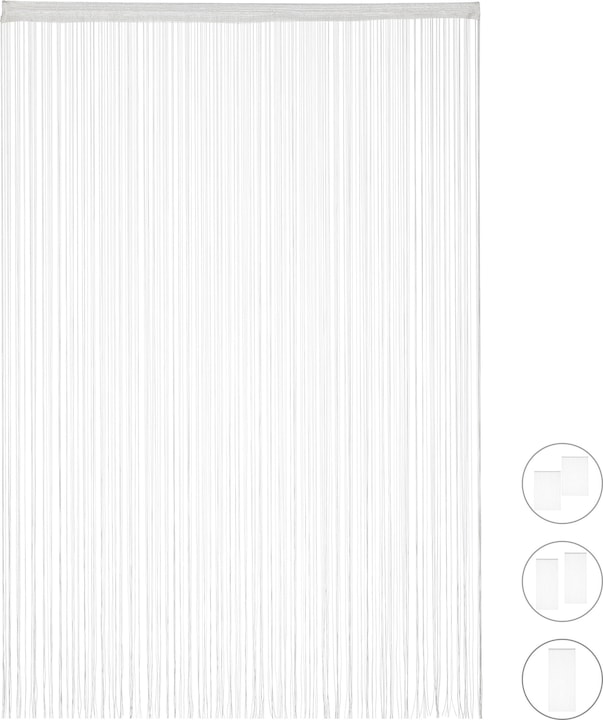 Actual product image Relaxdays White String Curtains (145 x 0.1 x 245 cm)