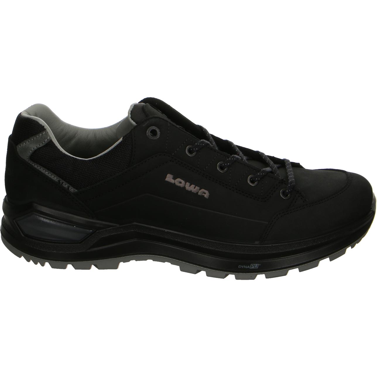 Lowa, Herren, Wanderschuhe, Renegade Evo LL Lo Men (42), Schwarz