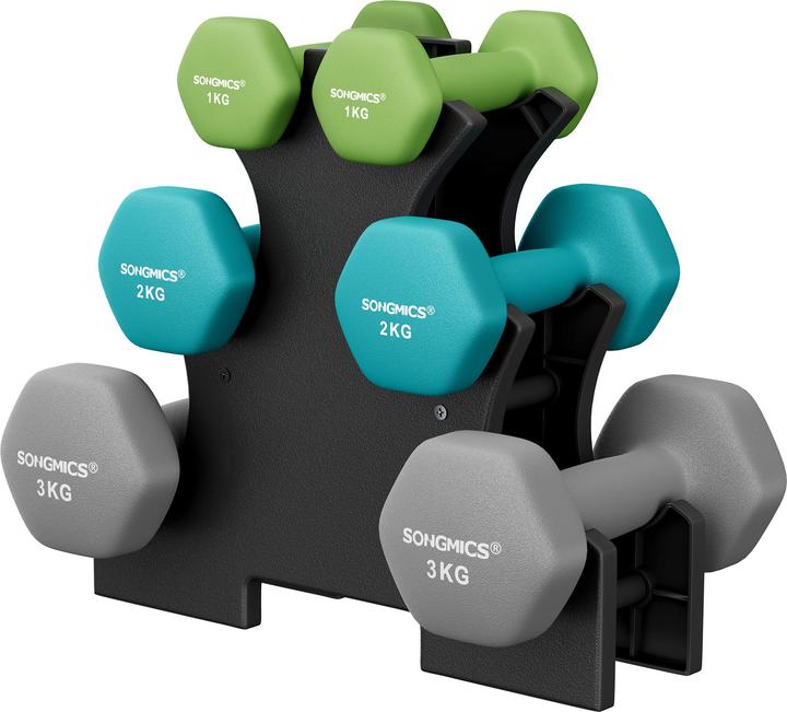 Songmics Kai (2 x 1 kg, 2 x 2 kg, 2 x 3 kg)