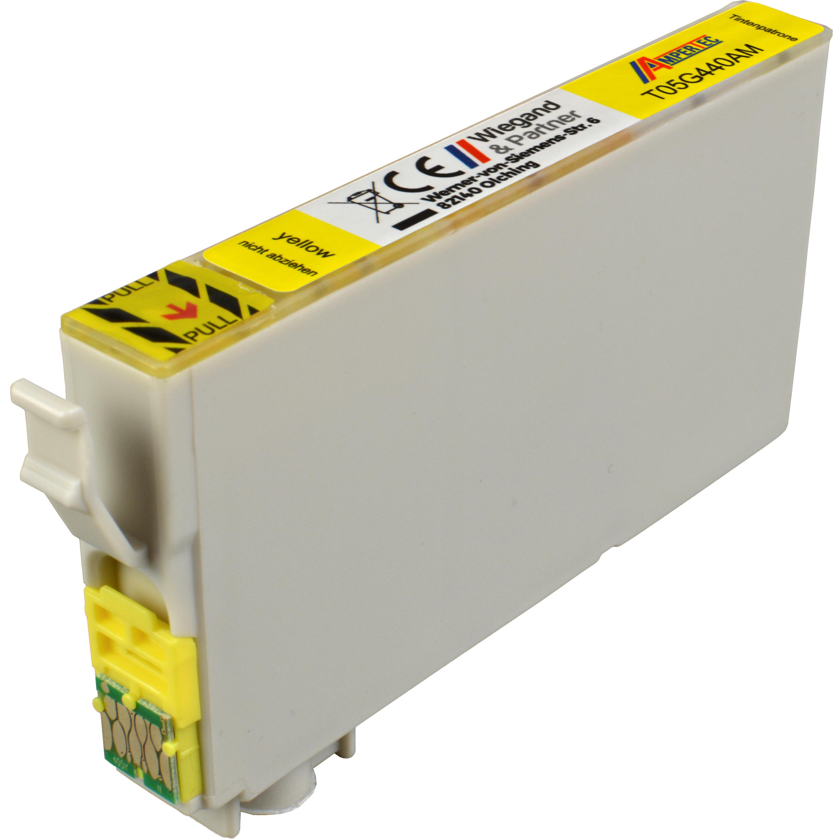 Ampertec, Druckerpatrone, Tinte ersetzt Epson C13T05G440 yellow 405 (Y)
