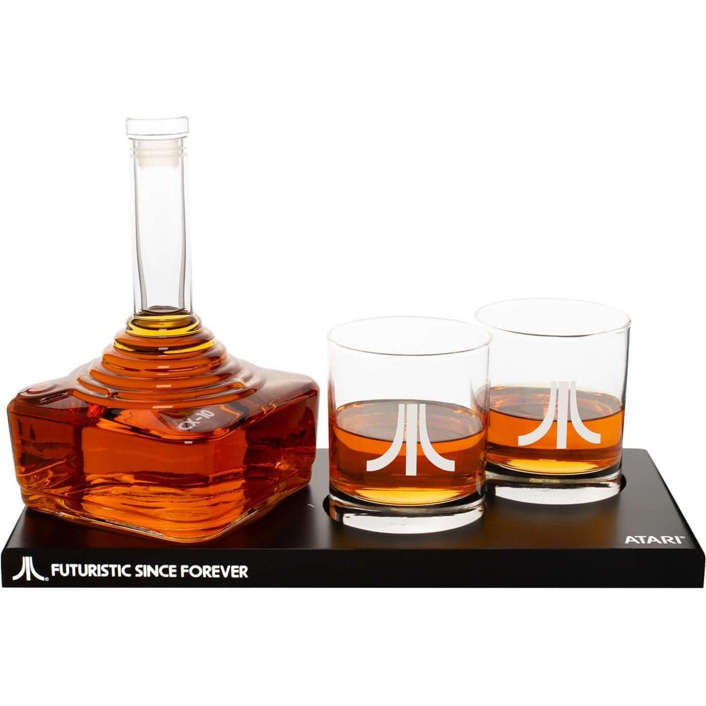 Thumbs Up Official Atari Joystick Decanter Set, Serviergefässe
