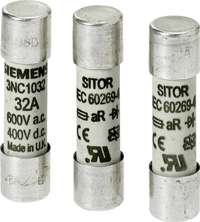 Produktbild Siemens SITOR-Zylindersicherung 10x38mm 6A 600V (6 A)