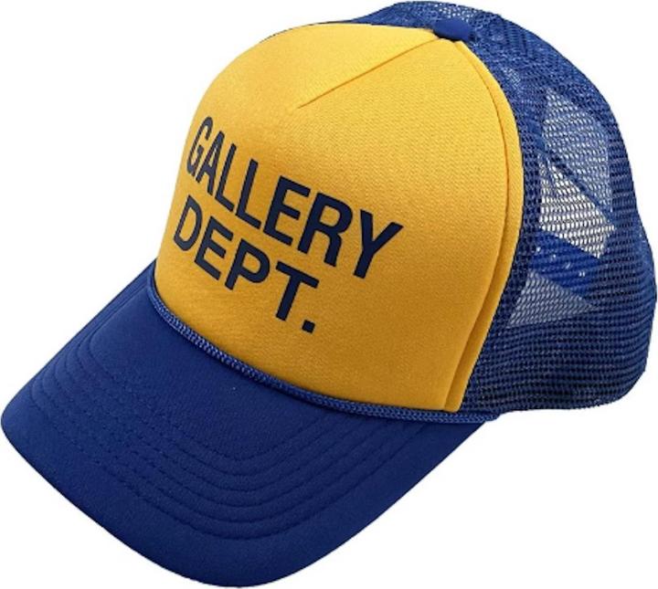 Produktbild Gallery dept. Logo Trucker Hat Blue Yellow