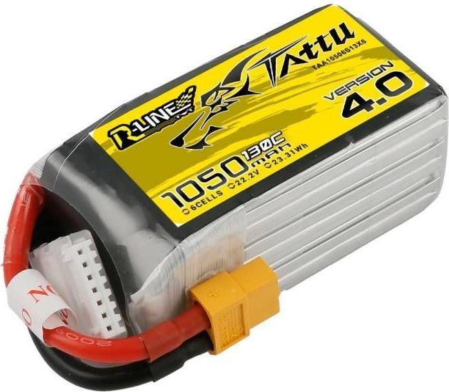 Produktbild Tattu RC-Akku LiPo 1050 mAh 22.2 V 130C R-Line, V4.0 (22.20 V, 1050 mAh)