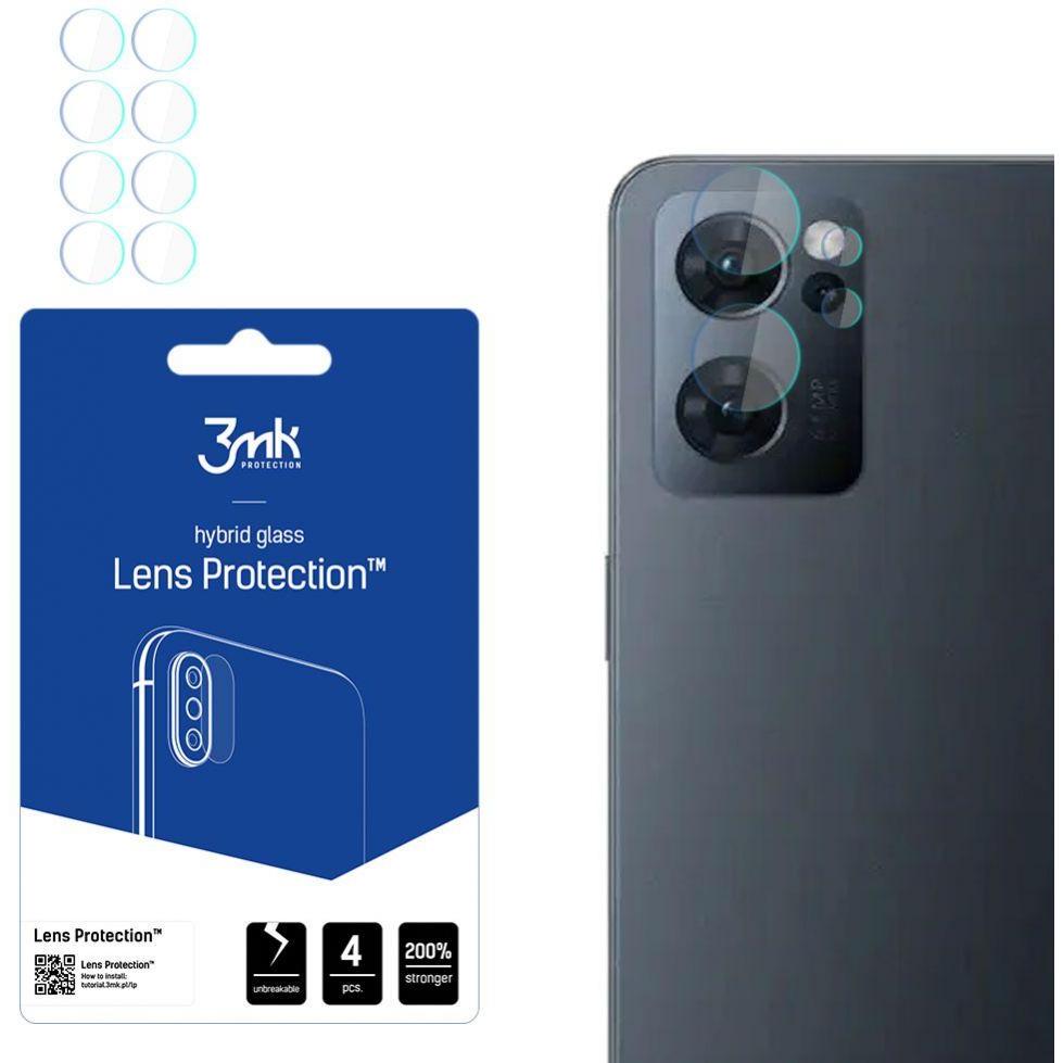 3MK Lens Protect Oppo Reno 7 5G Ochrona na obiektyw aparatu 4szt (1 Stück, Oppo Reno 7 5G), Smartphone Schutzfolie