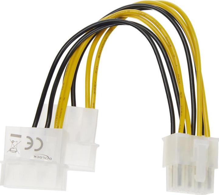 Productafbeelding Delock Dubbele 4Pin Molex-8Pin EPS-adapter