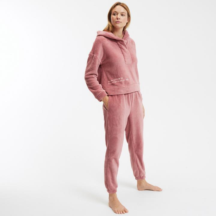 Produktbild So'home Pyjama mit Kapuze und Knopfleiste (50)