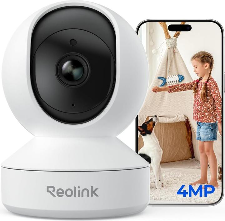 Produktbild Reolink 2K 4MP WLAN Überwachungskamera mit Personen-/Tier-/Weinen-Erkennung und Auto-Tracking (2560 x 1440 Pixels)
