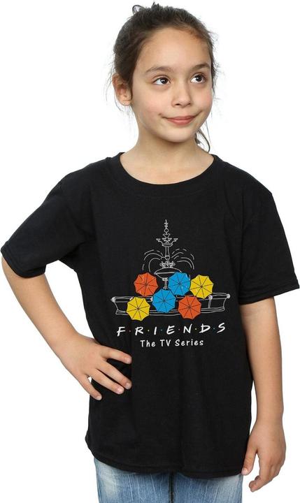 Produktbild Friends Fountain And Umbrellas TShirt Mädchen (128)