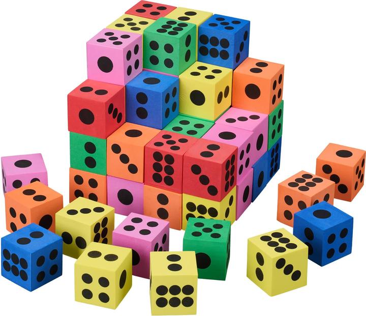 Relaxdays 60x dadi silenziosi