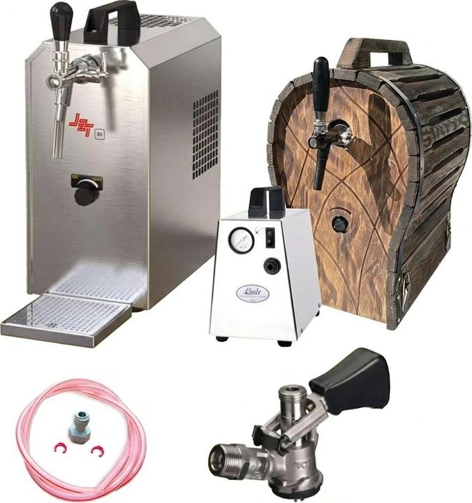 Produktbild Ich-zapfe Komplett Set - Bierzapfanlage Jet 30 mit Holzfass