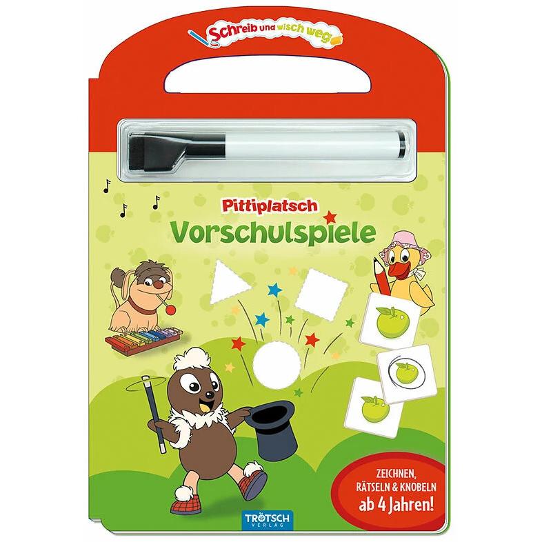 Unser kleines Sandmännchen Schreib und wisch weg Vorschulspiele Pittiplatsch Pappenbuch, Schulbücher von Trötsch Verlag ...