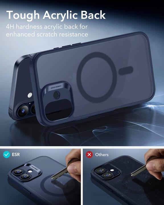 Produktbild ESR - Classic Hybrid HaloLock - iPhone 17 - Frosted Blue (Apple iPhone 17)