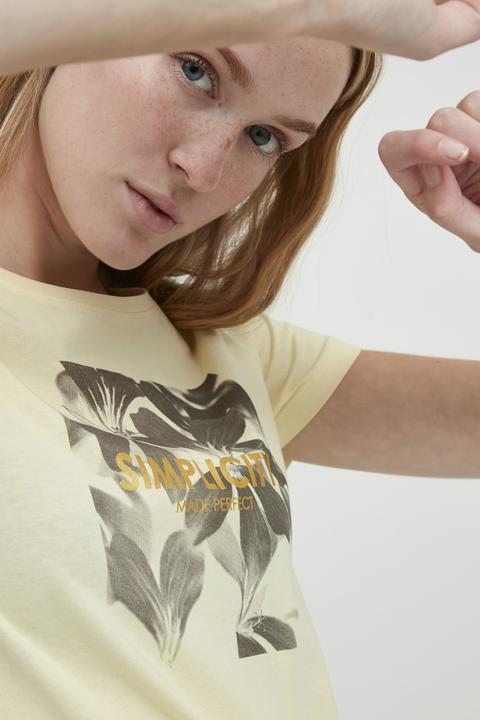 Produktbild B.young BYSANLA LEAF TSHIRT 20811085 (M)