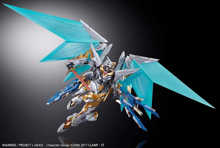 Actual product image Tamashii Nation Code Geass: Lelouch of the Rebellion R2 Metal Build Dragon Scale Action Figure Lancelot Albion 18 cm