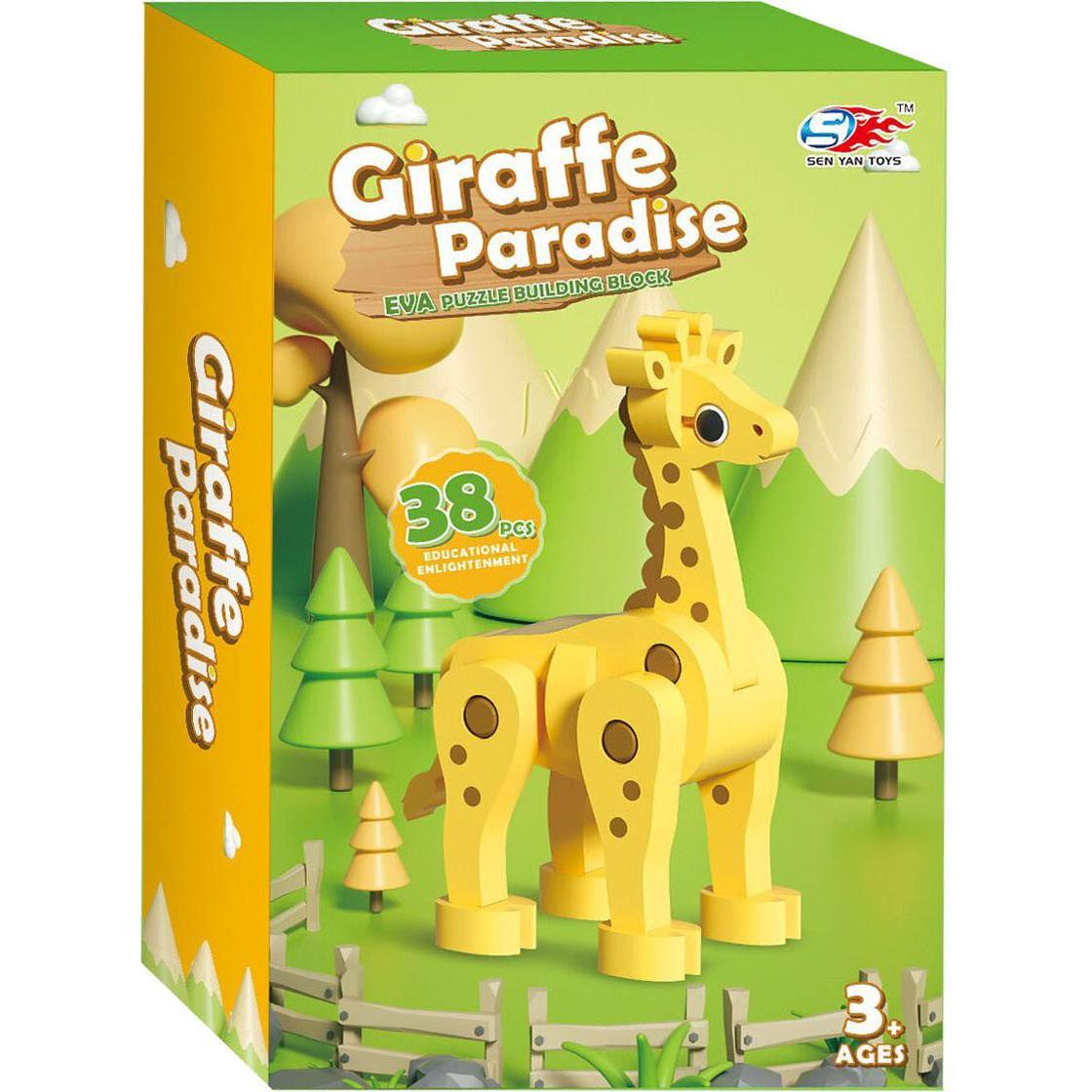 Schaumstoff-Bausatz 3D Giraffe (62072022)