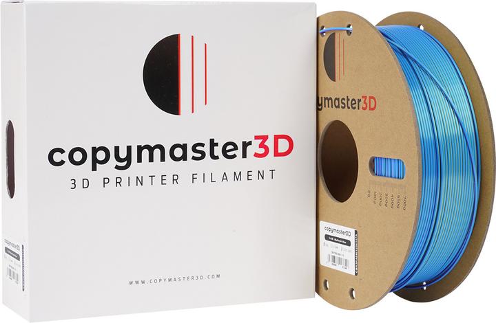 Actual product image Copymaster3D Tri-Silk 3D Printer Filament, 1.75 mm, Blue/Purple/Yellow (1.75 mm, 1000 g)