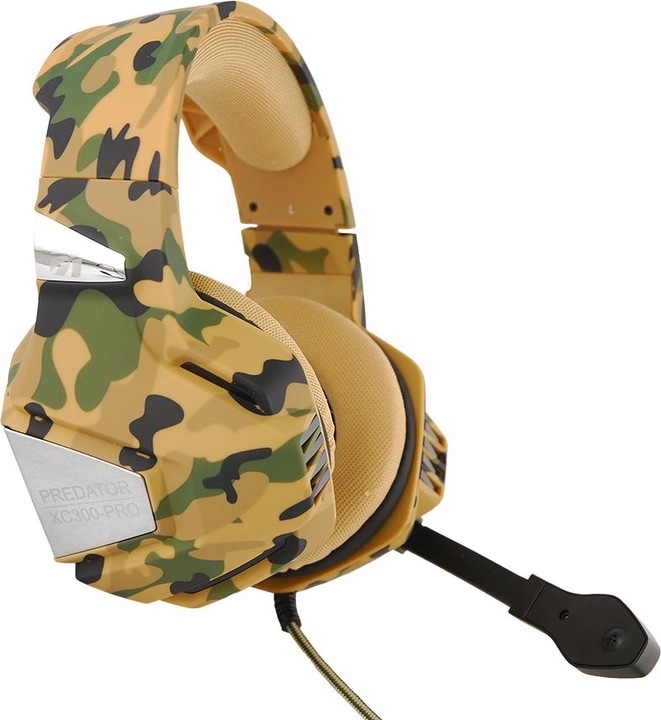 Actual product image Xtreme Predator XC300-Pro Stereophonic Headset Camouflage (Cable)