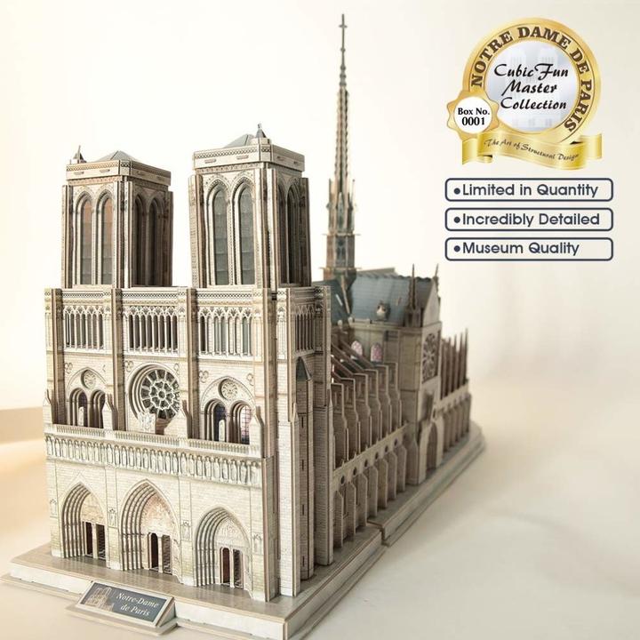 Actual product image Cubicfun 3D Jigsaw Noterdam Cathedral (293 pieces)