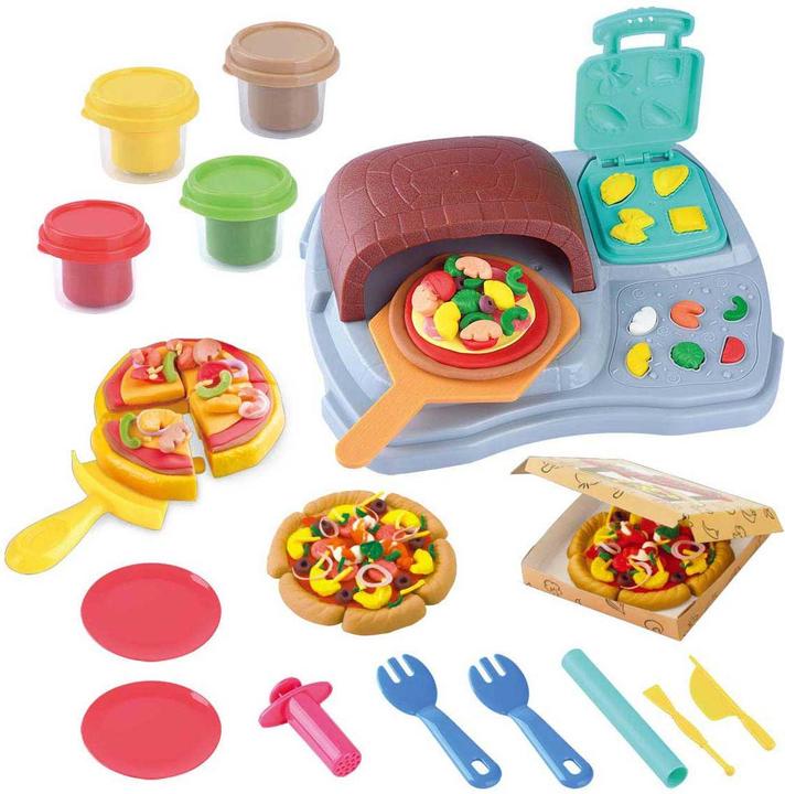Produktbild PlayGo Pizza Party Ton-Set - 4 Tontöpfe