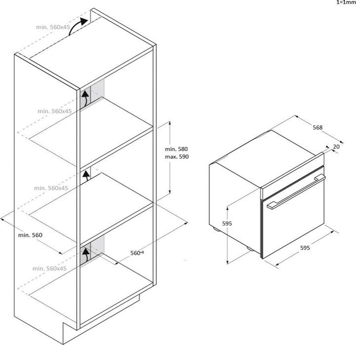 Actual product image Candy CA6 NP5B3HTB