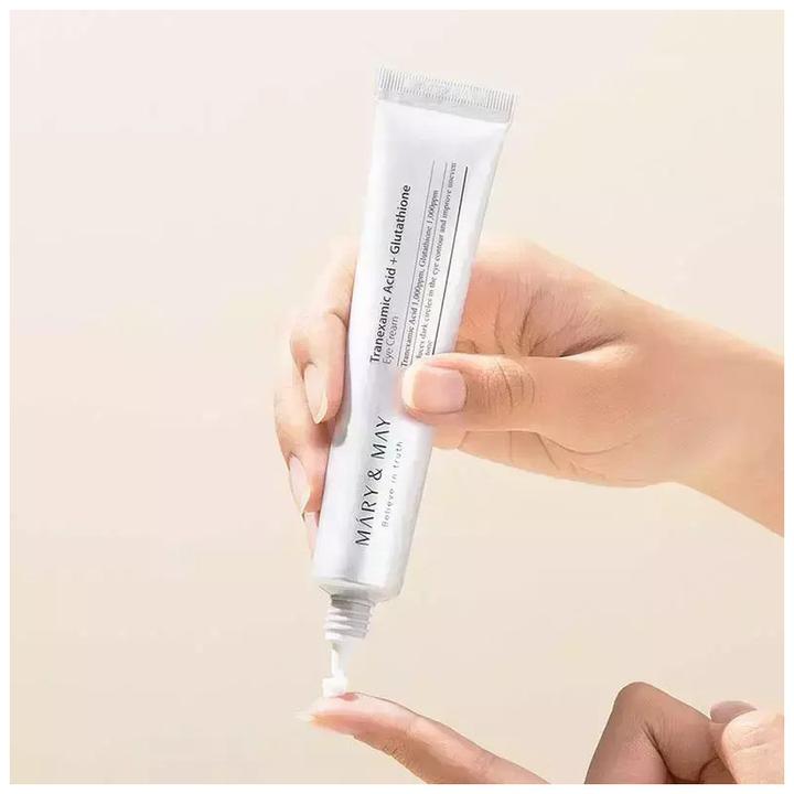 Produktbild Mary&May Tranexamsäure + Glutathion (Augenpflege Crème, 30 ml, Tag)