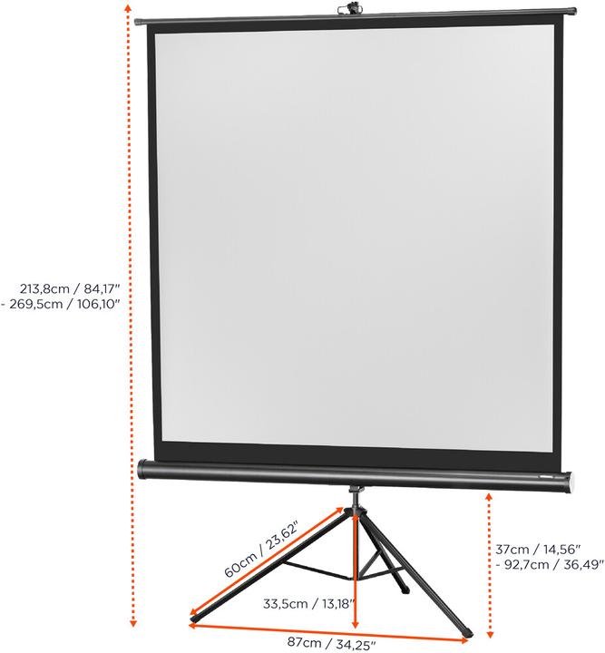 Produktbild Celexon Eco Stativ, Leinwand, 1:1 (62.20", 1:1)