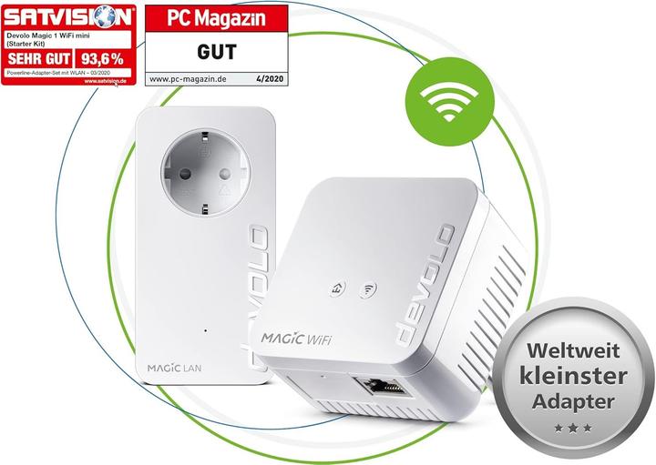 Image du produit Devolo Kit de démarrage Magic 1 WiFi mini (1200 Mbit/s)