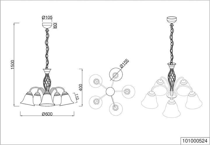 Produktbild Trio Rustica (E14)