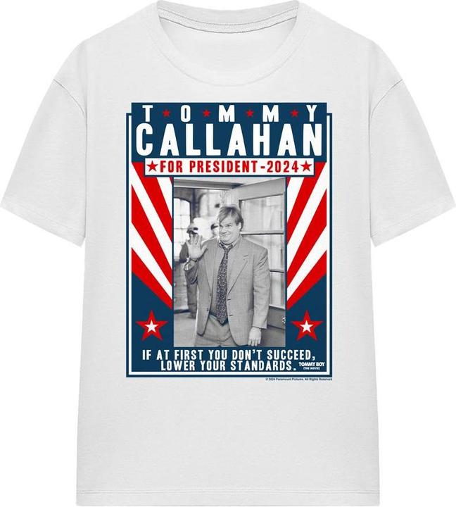 Actual product image Unisex Adult Callahan For President 2024 Lower Your Standards T-Shirt (M)
