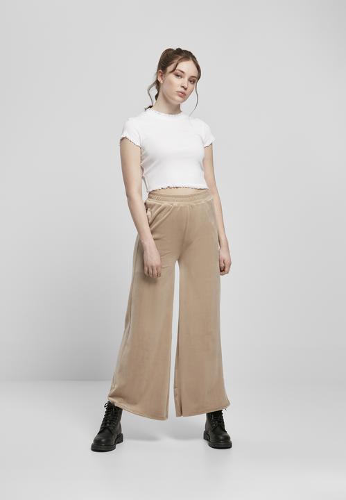 Image du produit Urban Classics Sweatpants femme taille haute en velours (M)