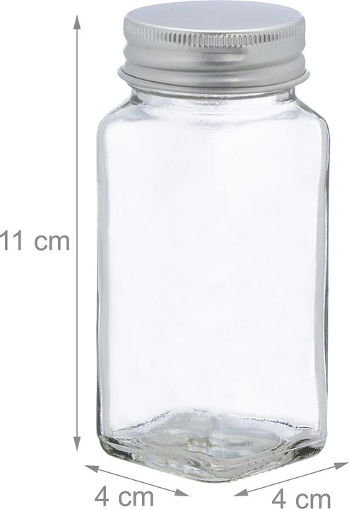 Actual product image Relaxdays 20x spice jars (0.12 l)