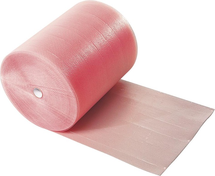 Actual product image Wetec Bubble wrap, ESD, 600 mm x 100 m, 3-ply