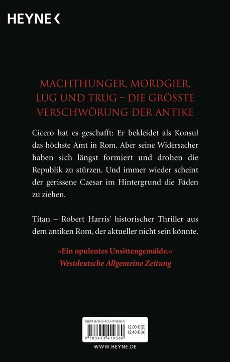 Actual product image Titan (German, Robert Harris, 2015)