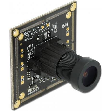 Delock USB 2.0 Camera Module with Global Shutter black / white 0.92 mega pixel 32° fix focus (Kamera), Elektronikmodul