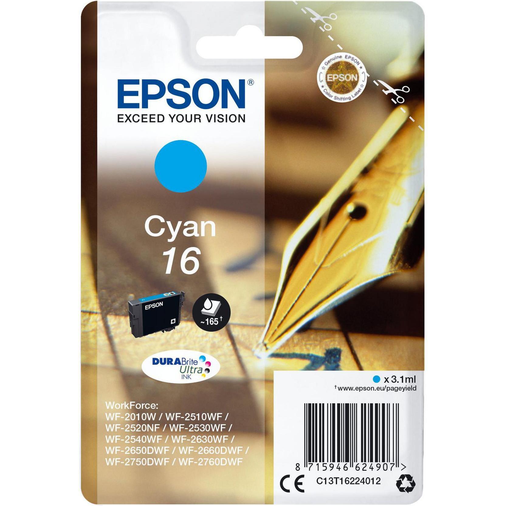 Epson, Druckerpatrone, Ink Cartr Durabrite Cyan 16