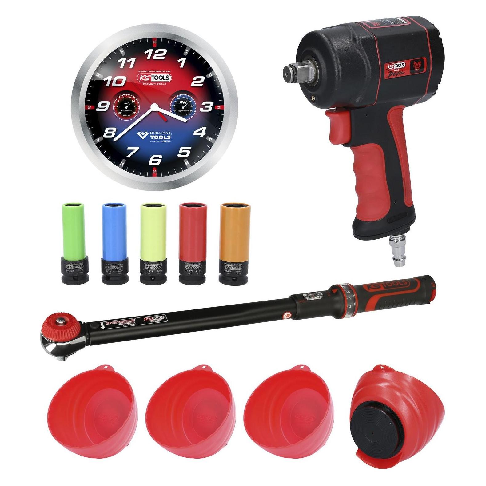 KS Tools - Reifen-/Räder Aktionspaket The miniDevil, 12-tlg (515-2101)