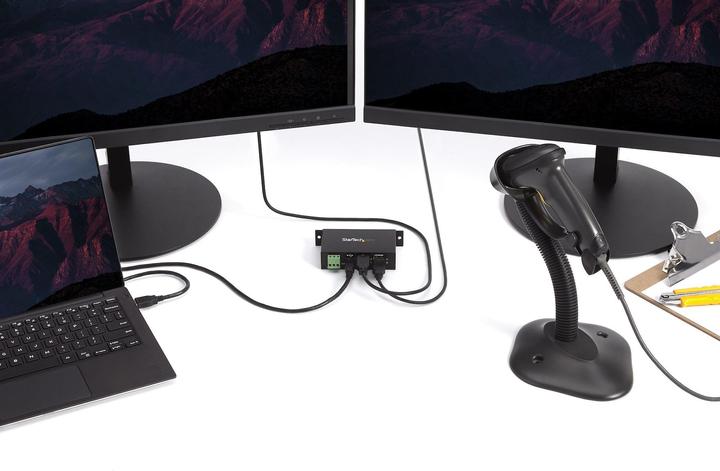 Actual product image StarTech .com Industrial 4 Port USB2.0 Hub (USB-B, 4 Ports)