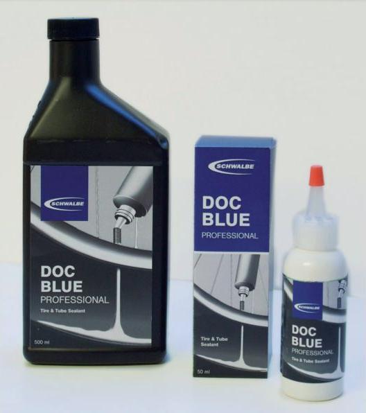 Actual product image Schwalbe Doc-Blue liquid patch 500ml bottle