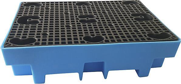 kaiserkraft PE-Auffangwanne mit PE-Rost