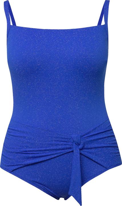 Image du produit Ulla Popken Maillot de bain texturé scintillant style cache-coeur, bonnets souples, matière recyclée (56)