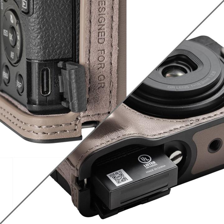 Produktbild SmallRig 5677 Leather Case Kit for RICOH GR IV / GR III / GR IIIx / GR III HDF / GR IIIx HDF (Grey)