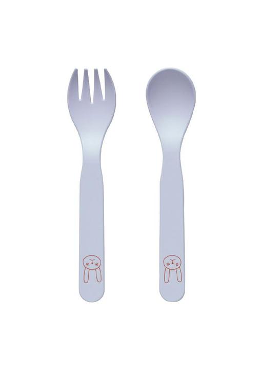 Actual product image OYOY Mini Children's cutlery set Pullo Blue